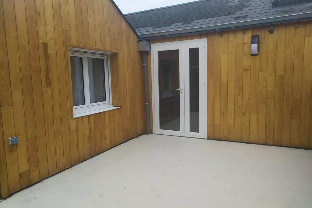 chalet avec jardin proche du Mont Saint Michel Pontorson Exterior foto